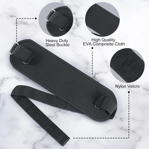 Cintura di spinta dell'anca Glute Bridge Pad Workout con manubri Kettlebells per squat Lunges Bridges Dips Training Home Gym Equipment - Image 5